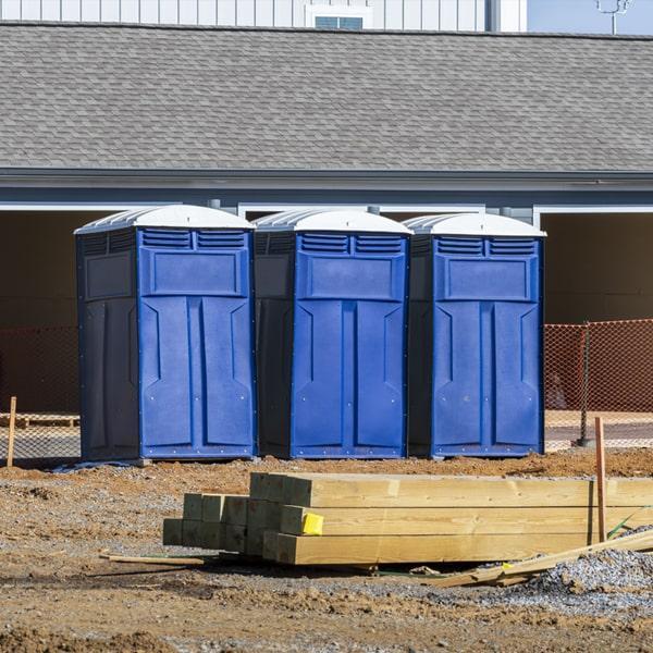Heavy-duty construction site porta potty in Portage, Michigan